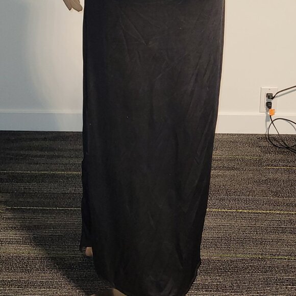 Sexy Women Black Long Classy Dress Stretch Black Sequence Club Medium SL6036-2 - Picture 9 of 9